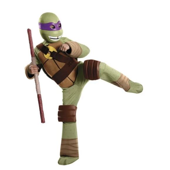 NIB! Teenage Mutant Ninja Turtles Donatello Child Halloween Costume Large 12-14 - Picture 1 of 7